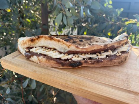 Pizza nutella